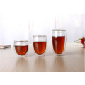 double wall glass cup tea cup sets